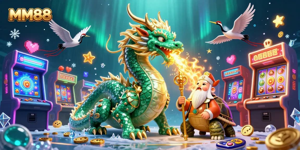 Experience the thrilling adventures of MM88 with an immersive, vibrant 3D casino scene