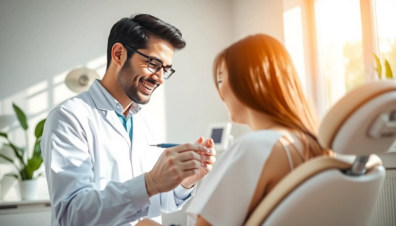 Engaging orthodontist near me offering personalized care in a modern clinic setting.