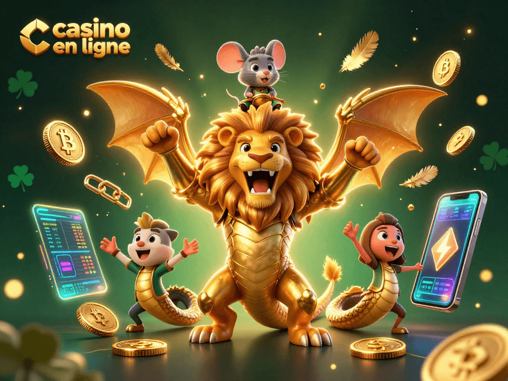 Essayez de gagner avec les jeux de casino en ligne aux couleurs vives et dynamiques.