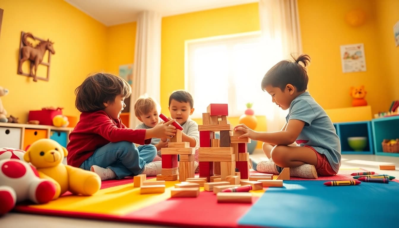 Engaging children with screen-free toys; visit the website for creative play ideas.