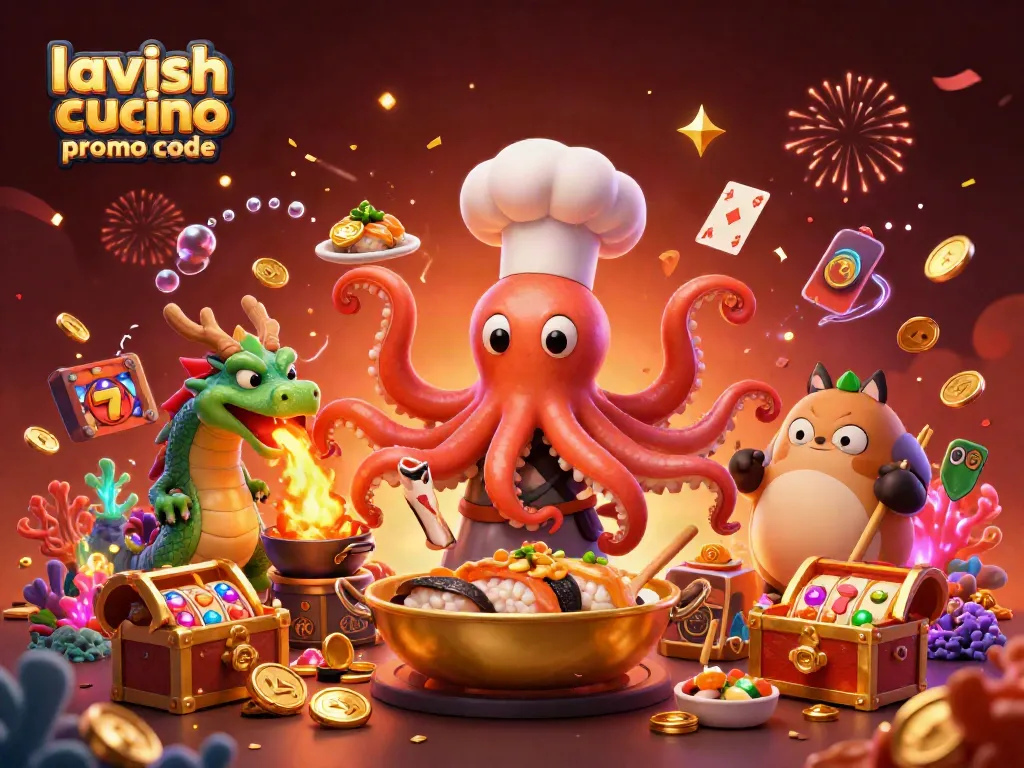 Engage with lavish luck casino promo code amidst dynamic casino fun with animated characters and vibrant treasures.