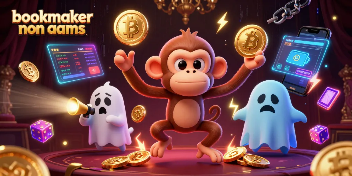 Gioca con bookmakers non AAMS mentre esplori un casinò animato con monete e giochi d'azzardo.