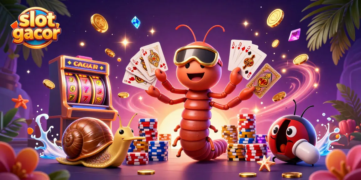 Experience thrilling slot gacor action with a dynamic dealer, massive chip stacks, and sparkling gems!