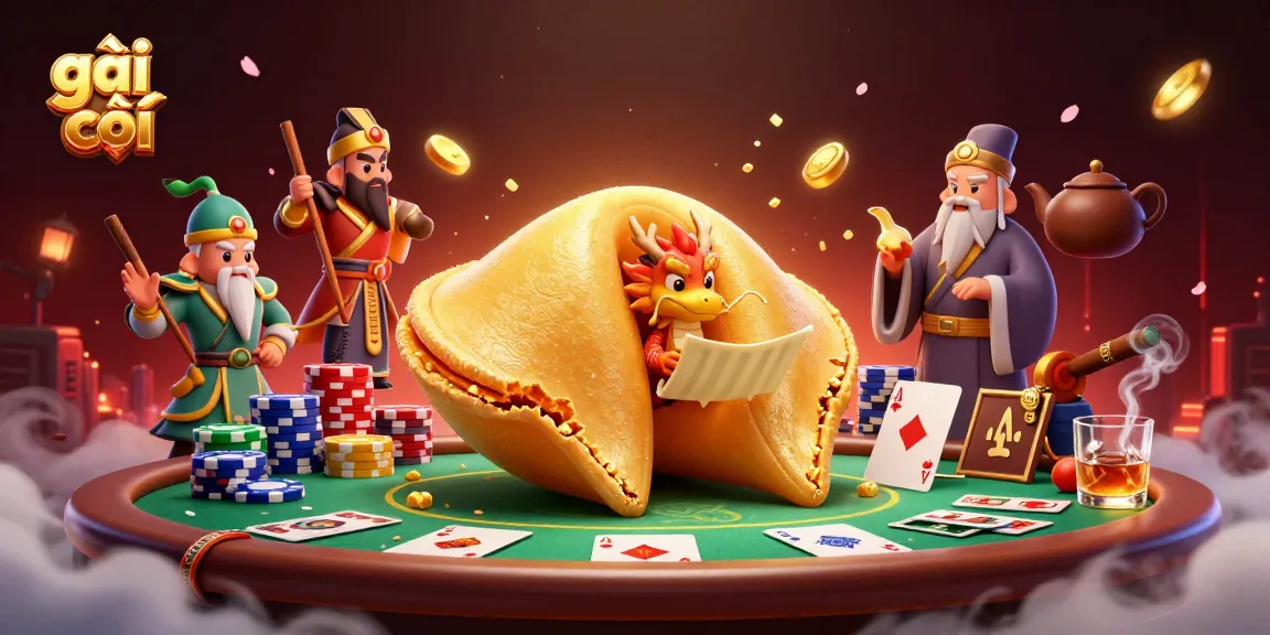 Chiến thắng với gái gọi, hình ảnh minh họa quảng cáo casino với biểu tượng thẻ bài và bàn poker.