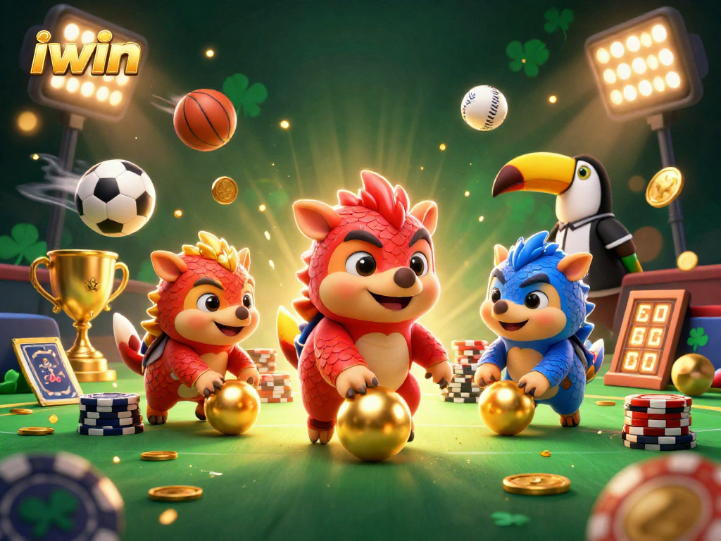 Engage in thrilling iwin gaming with rival pangolins and dynamic casino elements.