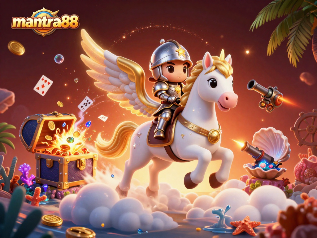 Experience thrilling gameplay with mantra88 in a vibrant underwater treasure adventure!