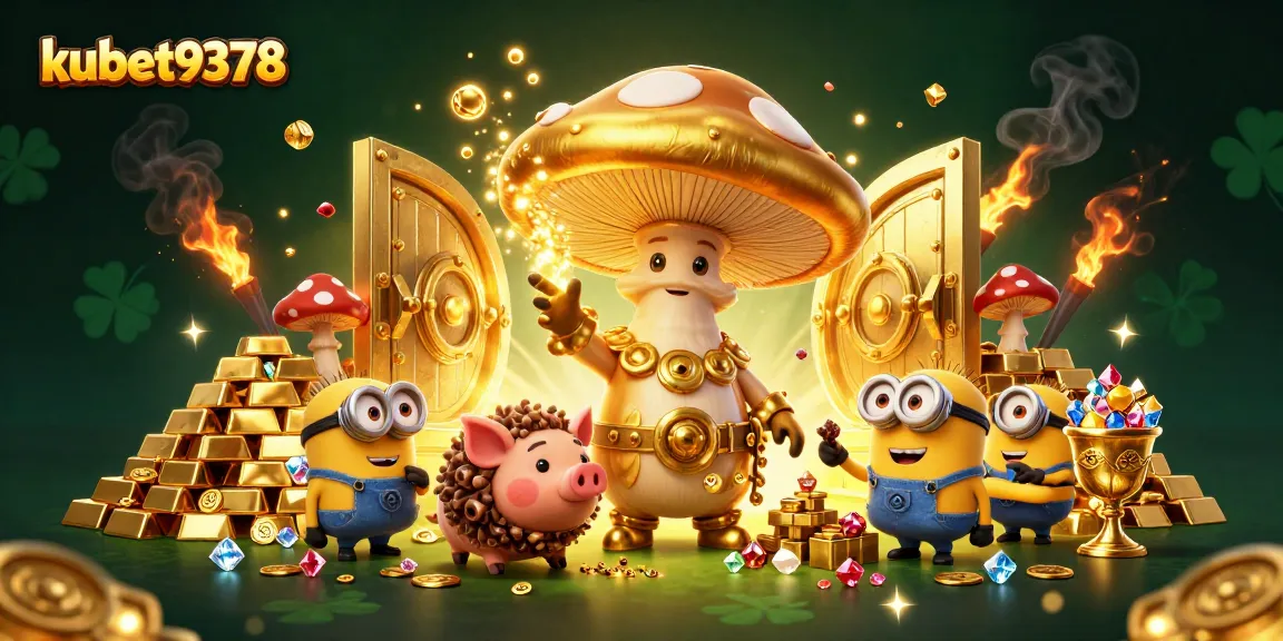 Engage with kubet9378’s magical casino adventure featuring golden treasures and whimsical characters.