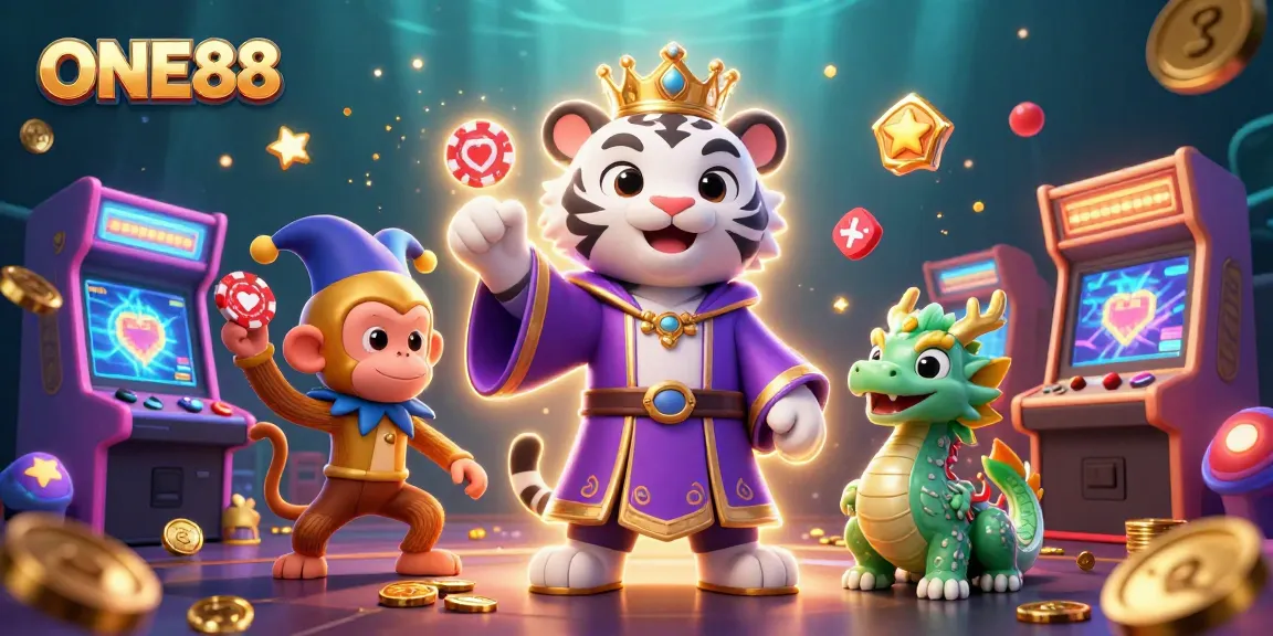 Experience the vibrant world of ONE88 with stunning characters and engaging gaming elements.