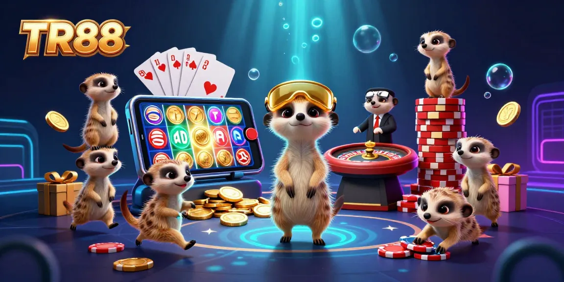 Experience thrilling gameplay with TR88's meerkat casino, featuring vibrant slot games and dynamic action.