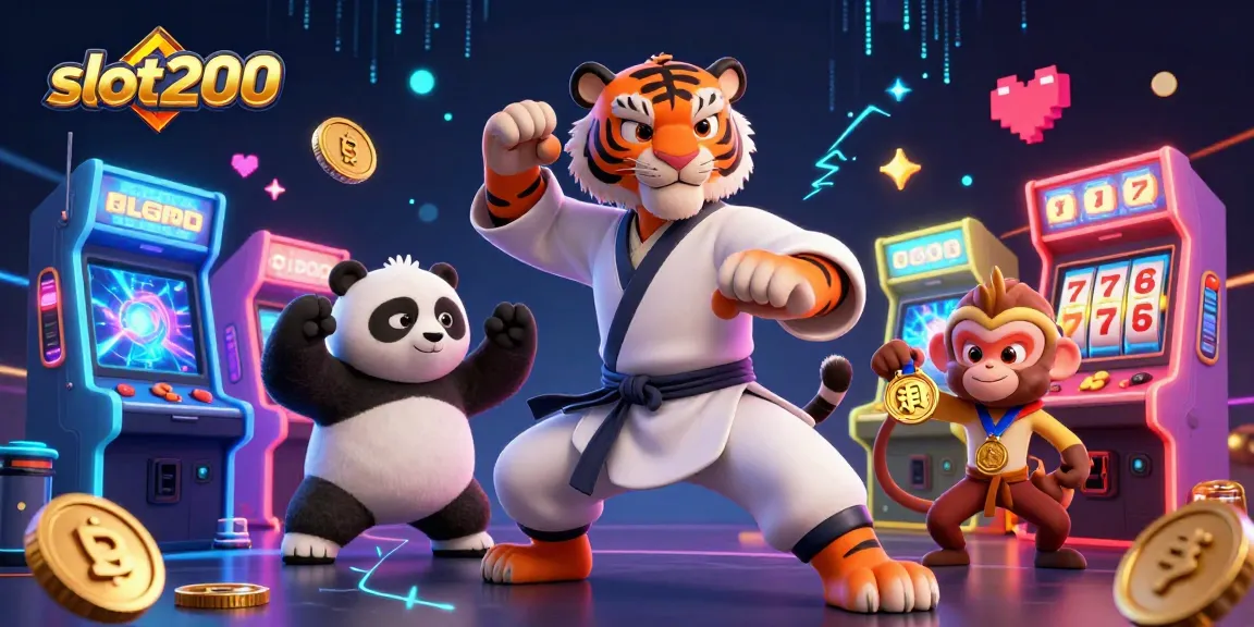 Slot200 menghadirkan permainan slot yang seru dengan karakter kartun 3D yang dinamis.