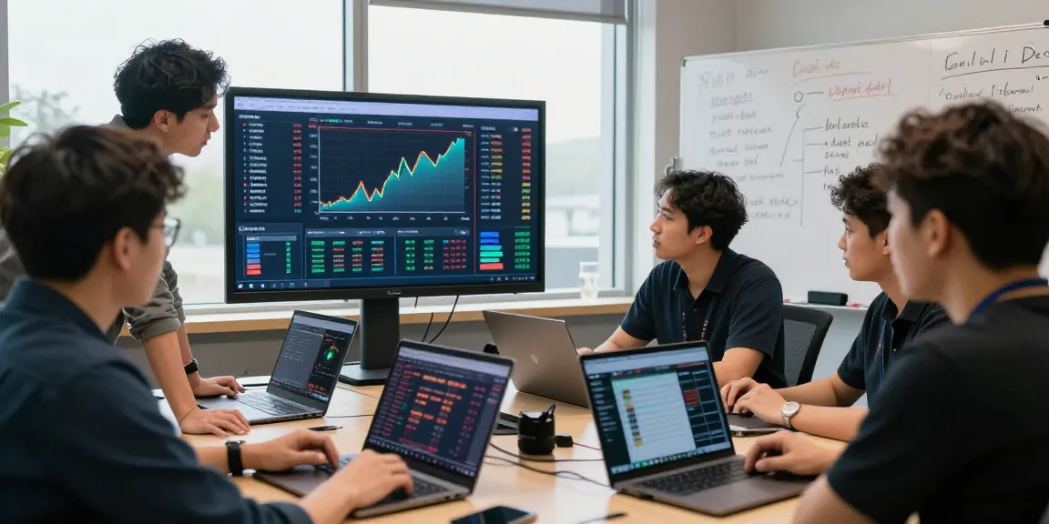 먹튀폴리스 데이터 분석을 통한 도박 트렌드 논의 장면