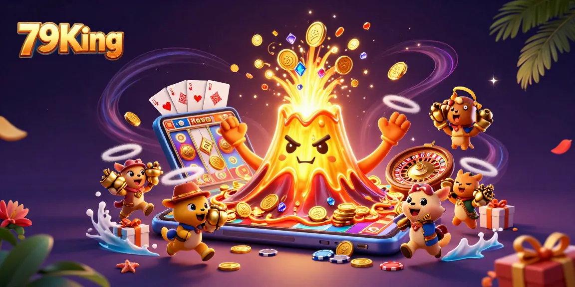 Engage with 79King's thrilling casino adventures, featuring vibrant games and treasures.