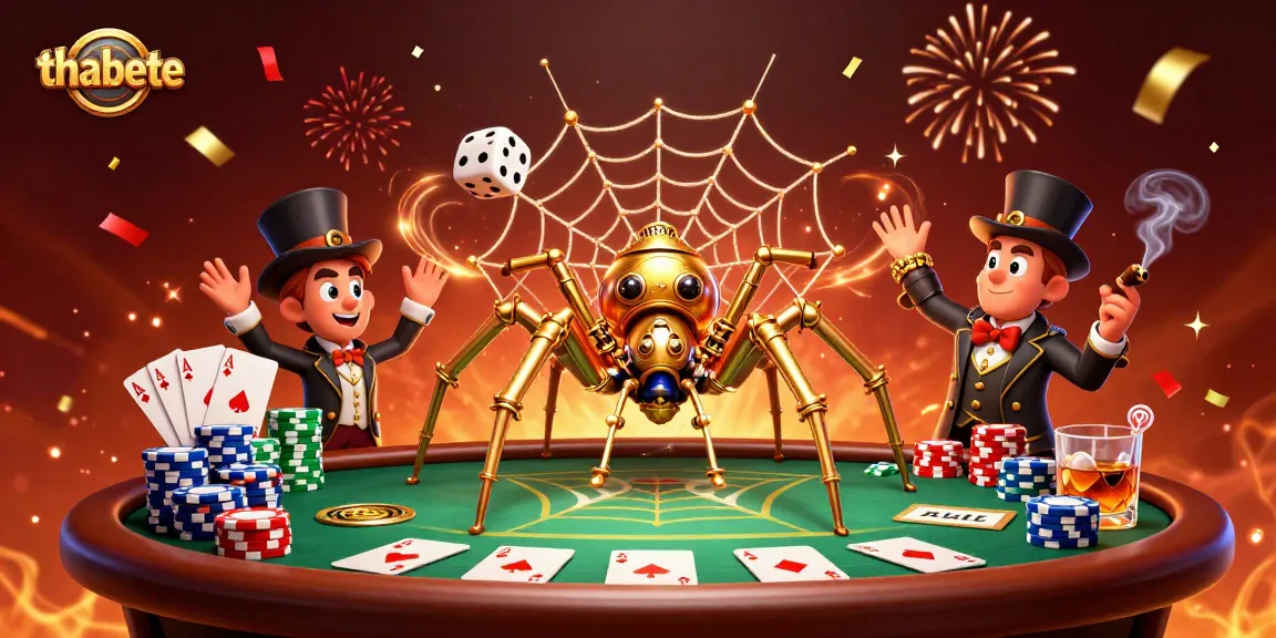 Experience thrilling winnings at thabete with an enchanting steampunk casino scene.