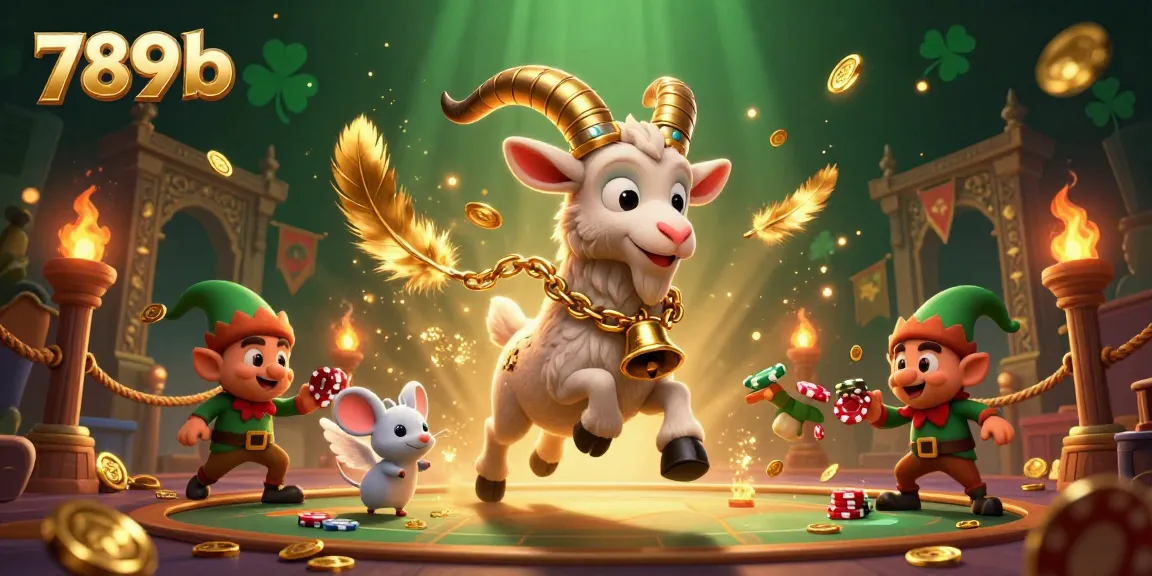 Experience thrilling gaming at 789b as Krampus and friends entertain at a chaotic casino.