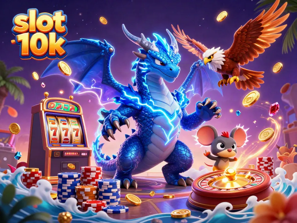 Spin the slot 10k reels and win big with electrifying characters and dazzling casino elements.