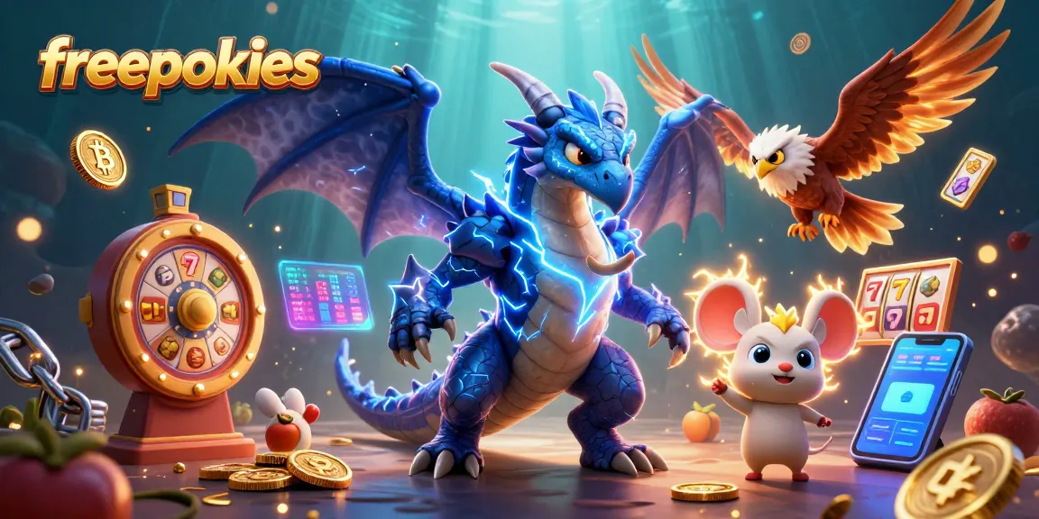 Spin the reels with freepokies and enjoy vibrant slots featuring dragons and crypto elements.