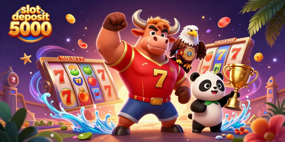Simak keseruan slot deposit 5000 dengan simbol keberuntungan dan jackpot yang melimpah!