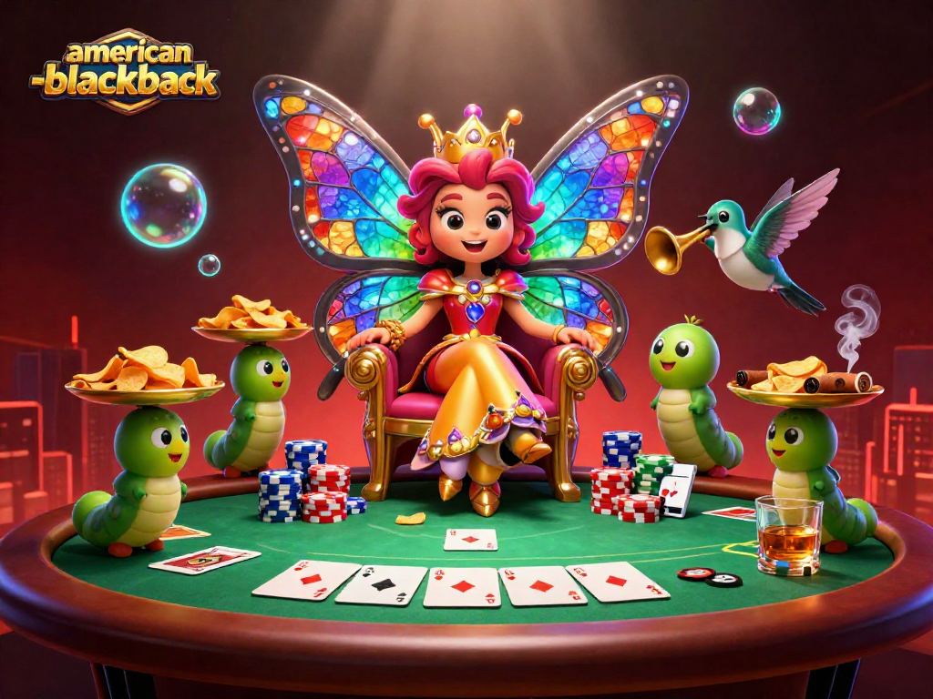 Experience thrilling gameplay in American Blackjack with vibrant visuals and strategic gameplay elements.