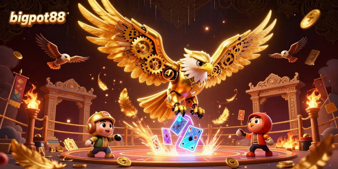 Engage with bigpot88’s exciting gameplay through a dynamic casino-inspired illustration.