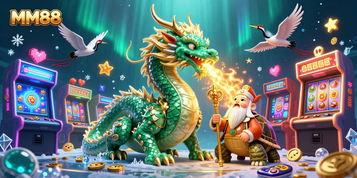Experience the thrilling adventures of MM88 with an immersive, vibrant 3D casino scene