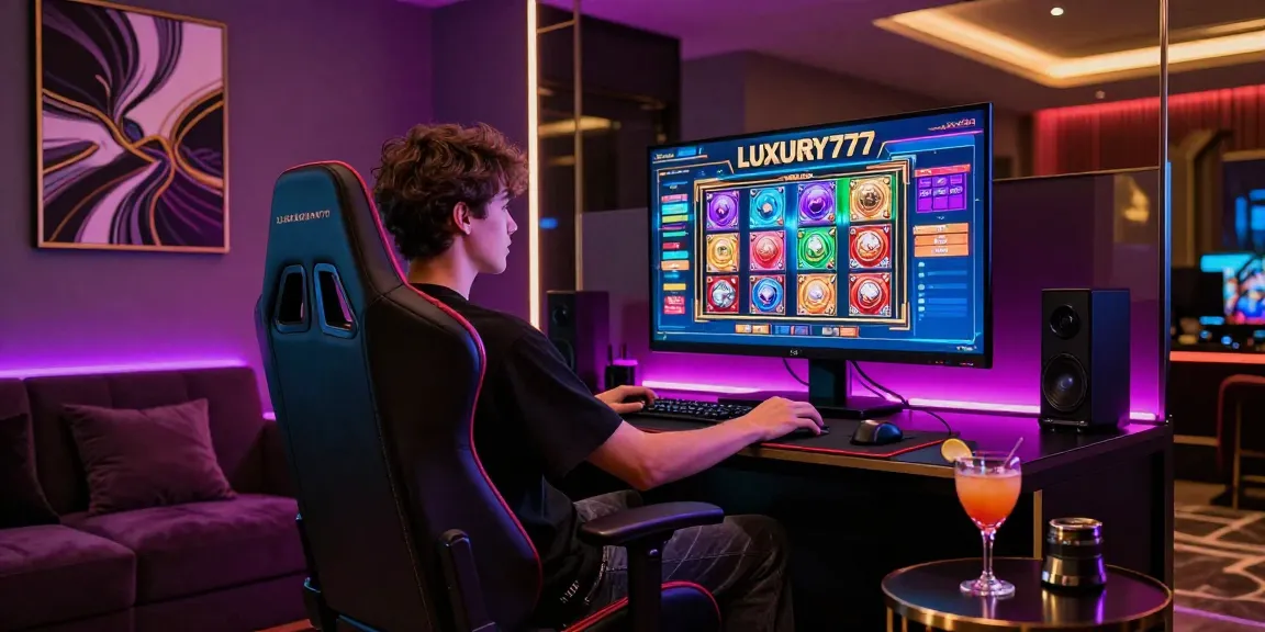 Ruang permainan mewah untuk memainkan LUXURY777 dengan suasana elegan dan permainan slot yang menarik.