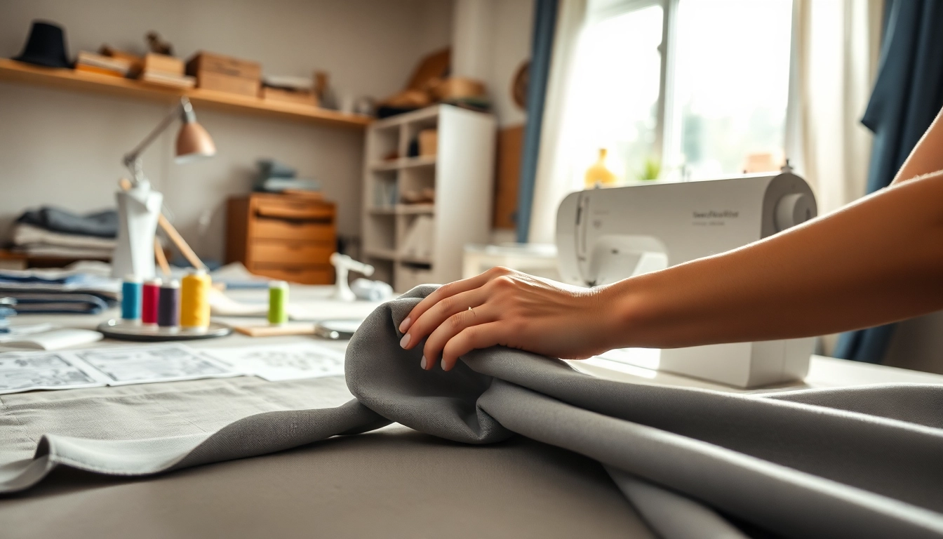 Maak stijlvolle kleding van terlenka broekenstof in deze professionele naaiwerkplaats.