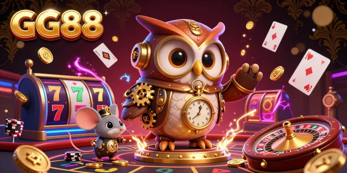 Experience the excitement of GG88 with vibrant casino elements and betting action.