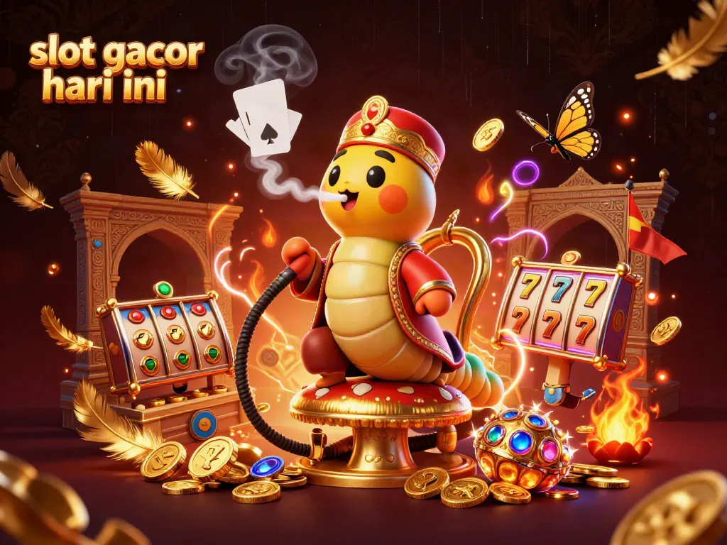Experience excitement with slot gacor hari ini, showcasing vibrant casino elements and characters.