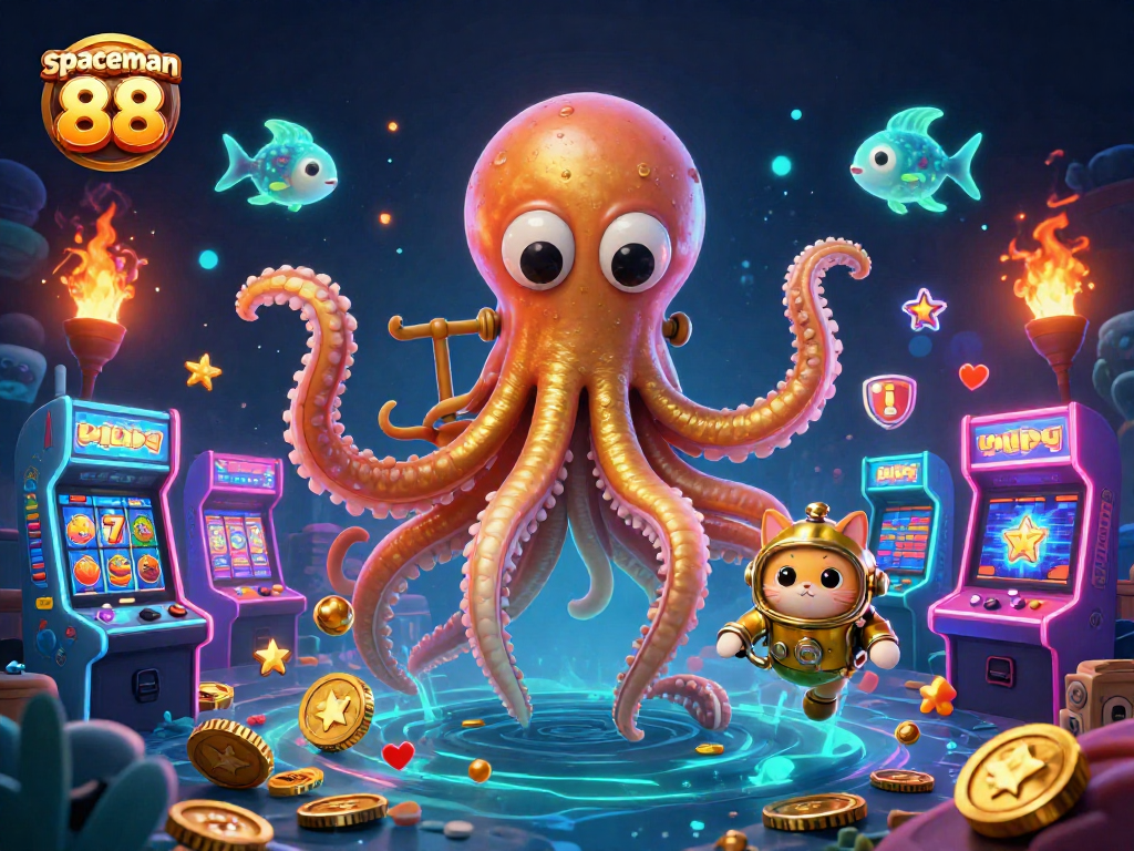 Experience the thrill of spaceman 88 slot adventures with vibrant characters and gaming elements.