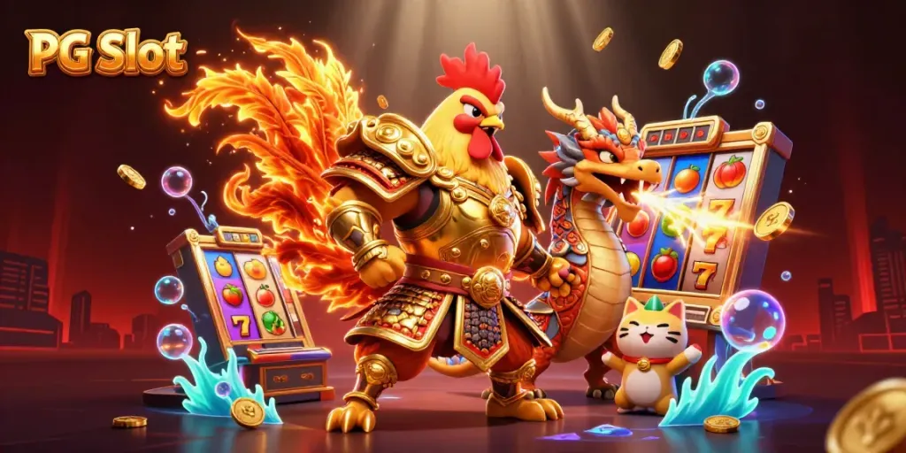 Permainan PG Slot yang penuh aksi dengan karakter unik dan elemen slot yang seru.