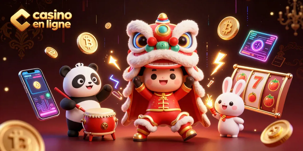 Jouez à casino en ligne avec des illustrations animées de danseurs et des symboles de jackpots.