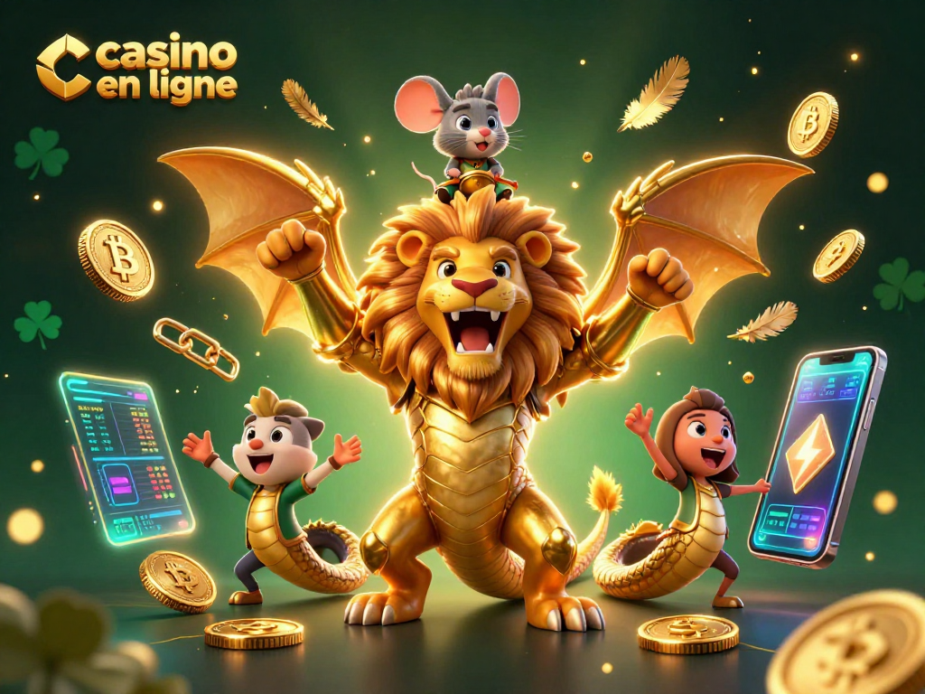 Essayez de gagner avec les jeux de casino en ligne aux couleurs vives et dynamiques.