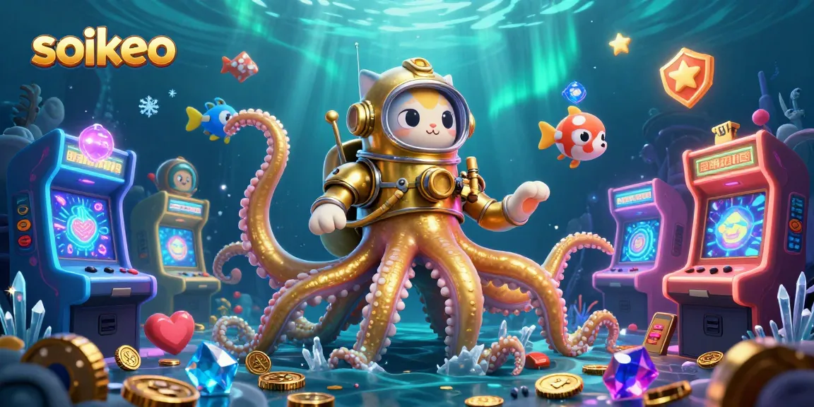 Engage with soikeo and explore the excitement of gambling games in a vibrant ocean scene.