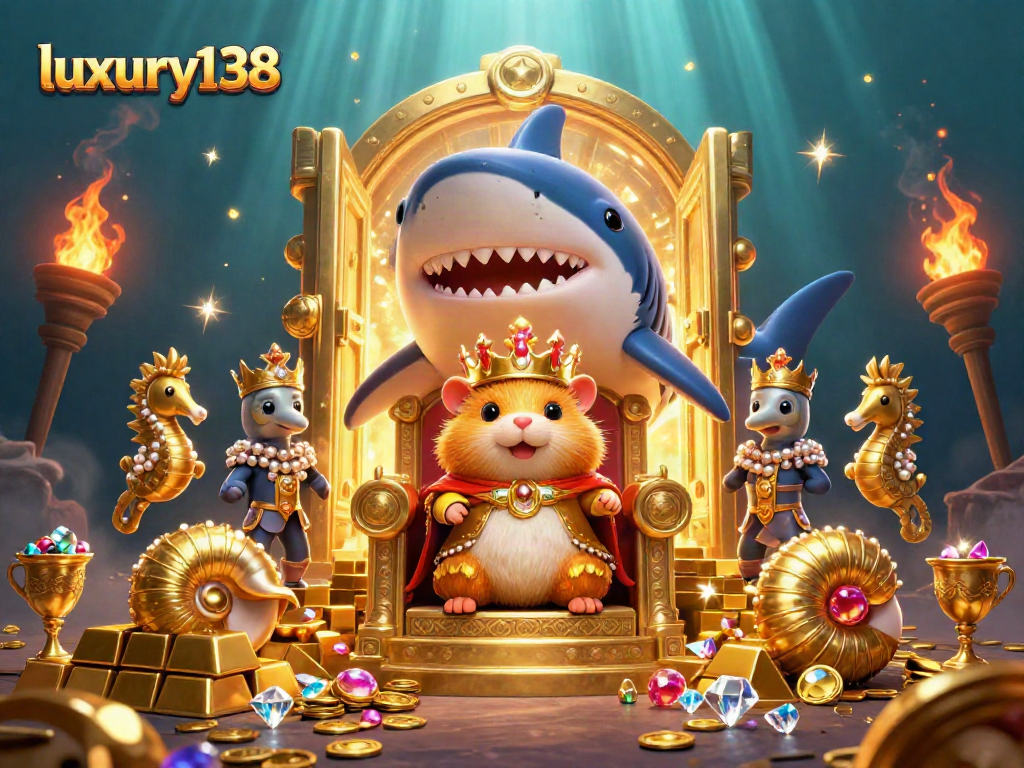 Menangkan jackpot menarik di luxury138 dengan raja hamster emas dan harta karun berkilauan.