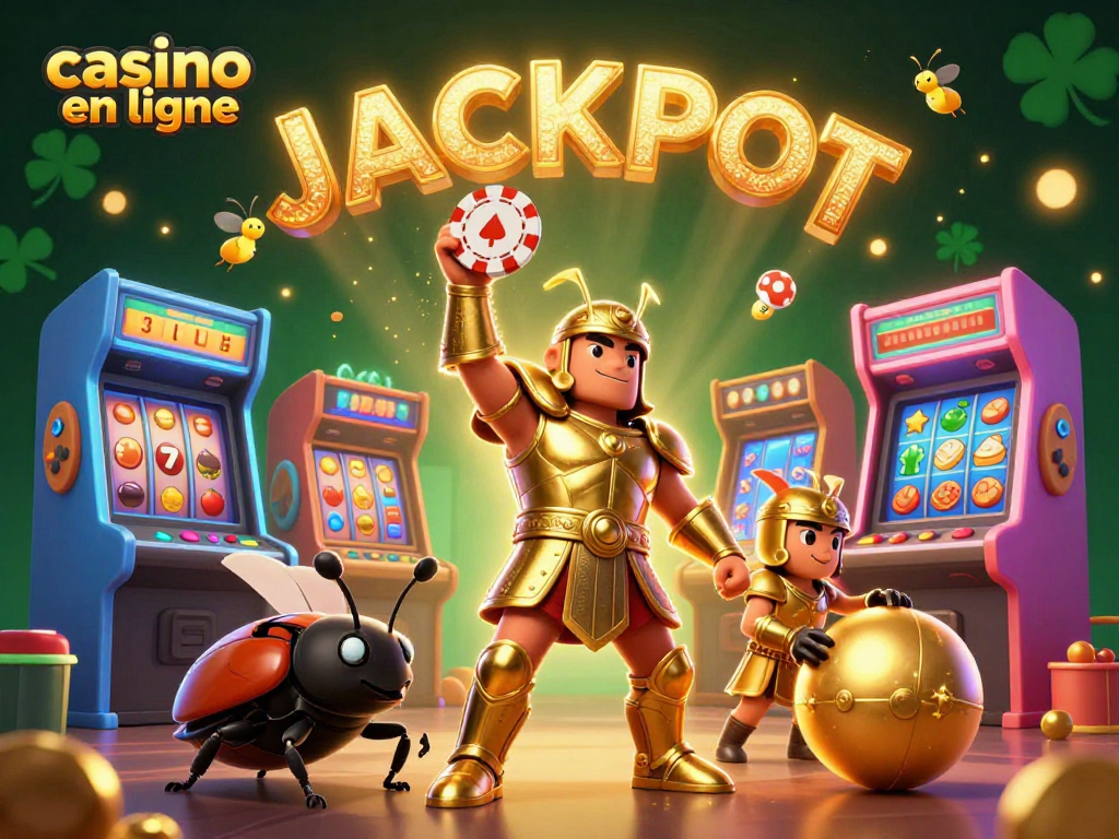 Le casino en ligne offre des jackpots avec des machines à sous scintillantes, fruits et couleurs vives.