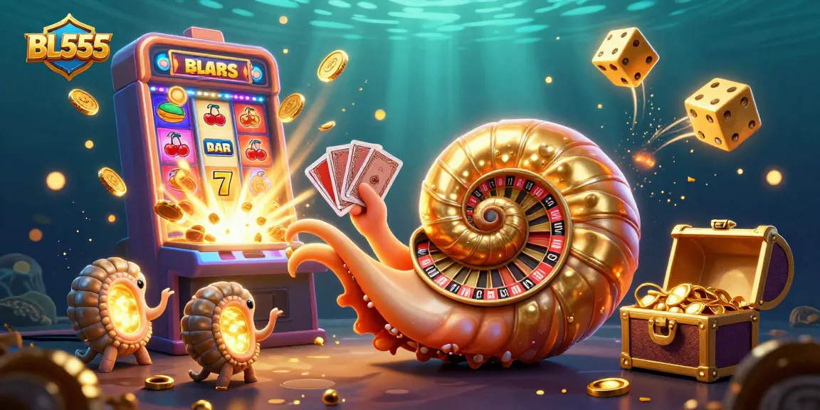 Join BL555 at the immersive underwater casino with giant nautilus, card hands, and a jackpot explosion!