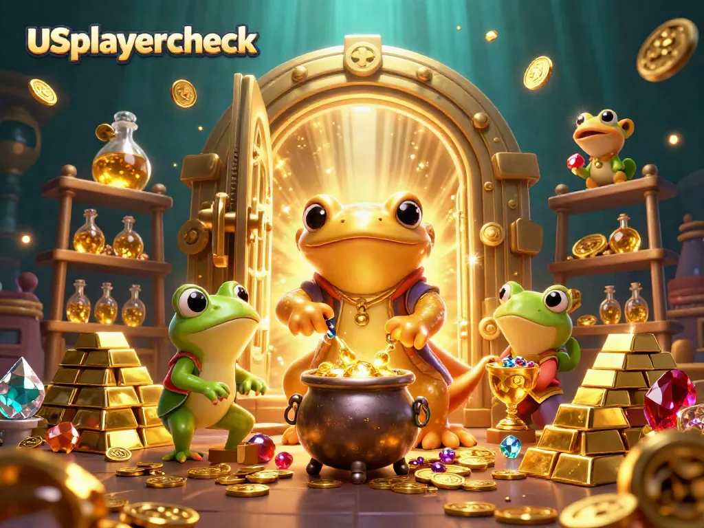 Experience the thrill of winning with usplayercheck at our vibrant casino illustration full of gold and excitement.