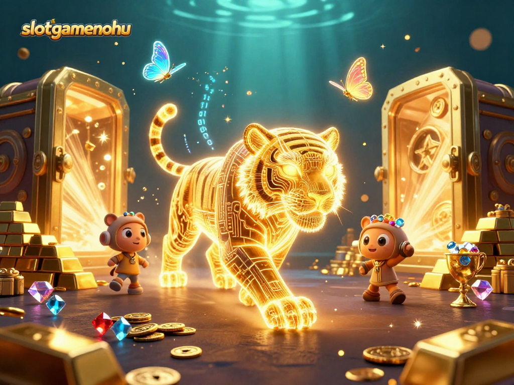 Experience the excitement of slotgamenohu with vibrant winning elements in a digital casino.