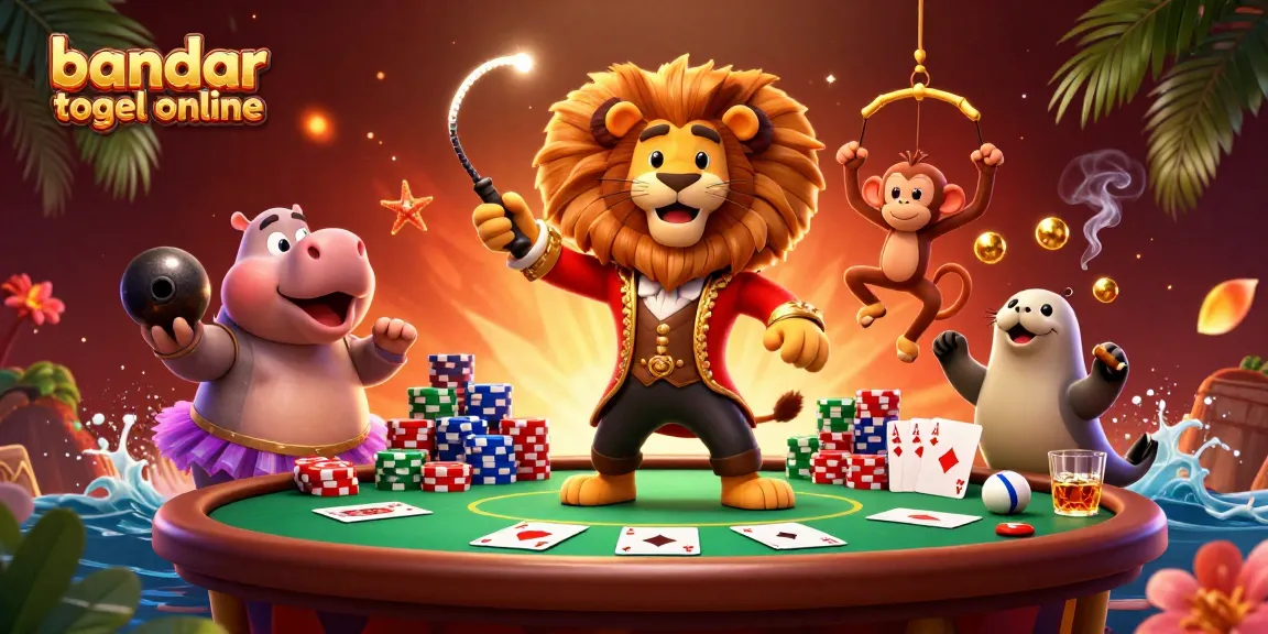Experience thrilling gameplay and vibrant visuals at bandar togel online with this fun 3D illustration.