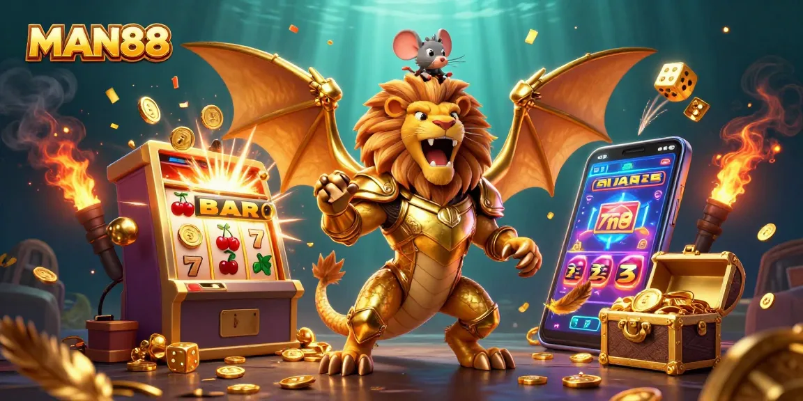 Experience the thrill of winning with MAN88 through a vibrant online casino adventure.