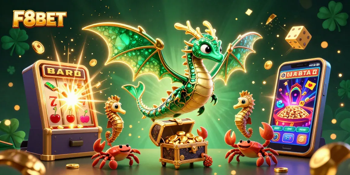 Spin the reels at F8BET's thrilling casino with exciting jackpot elements and vibrant characters.