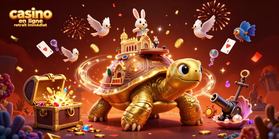 Casino en ligne retrait immédiat : ambiance festive avec des personnages de casino et des éléments ludiques.