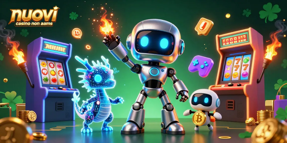 Gioca nei nuovi casino non aams con un'illustrazione 3D ricca di azione e dettagli scintillanti.