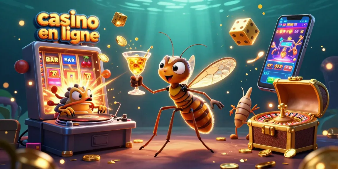 Vivez l'excitation du casino en ligne avec un sceau de la chance, des symboles de jackpot et des moments de fête.