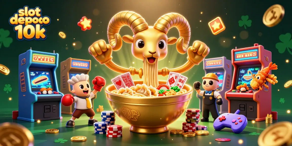 Experience thrilling jackpots at slot depo 10k with dynamic casino characters and colorful game elements.