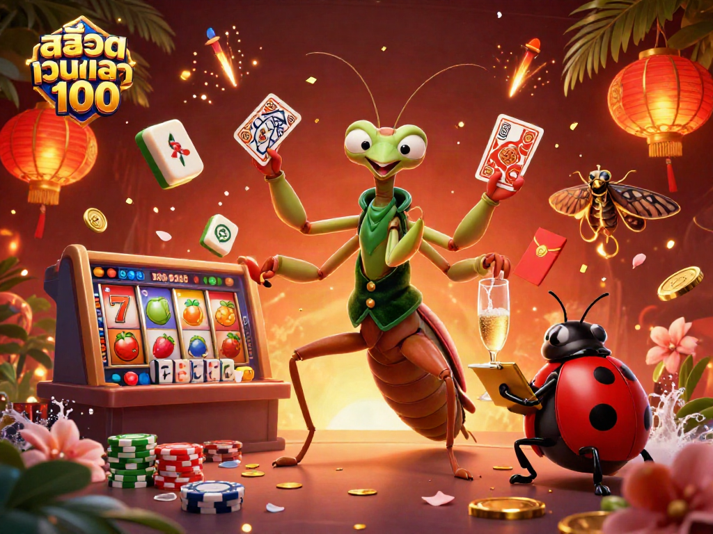 Experience the excitement of สล็อตเว็บตรง100 with vibrant slot reels and dynamic casino action.
