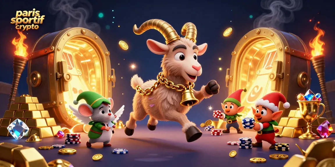 Visez les paris sportif crypto dans un casino festif animé par Krampus, un singe ange et des elfes.