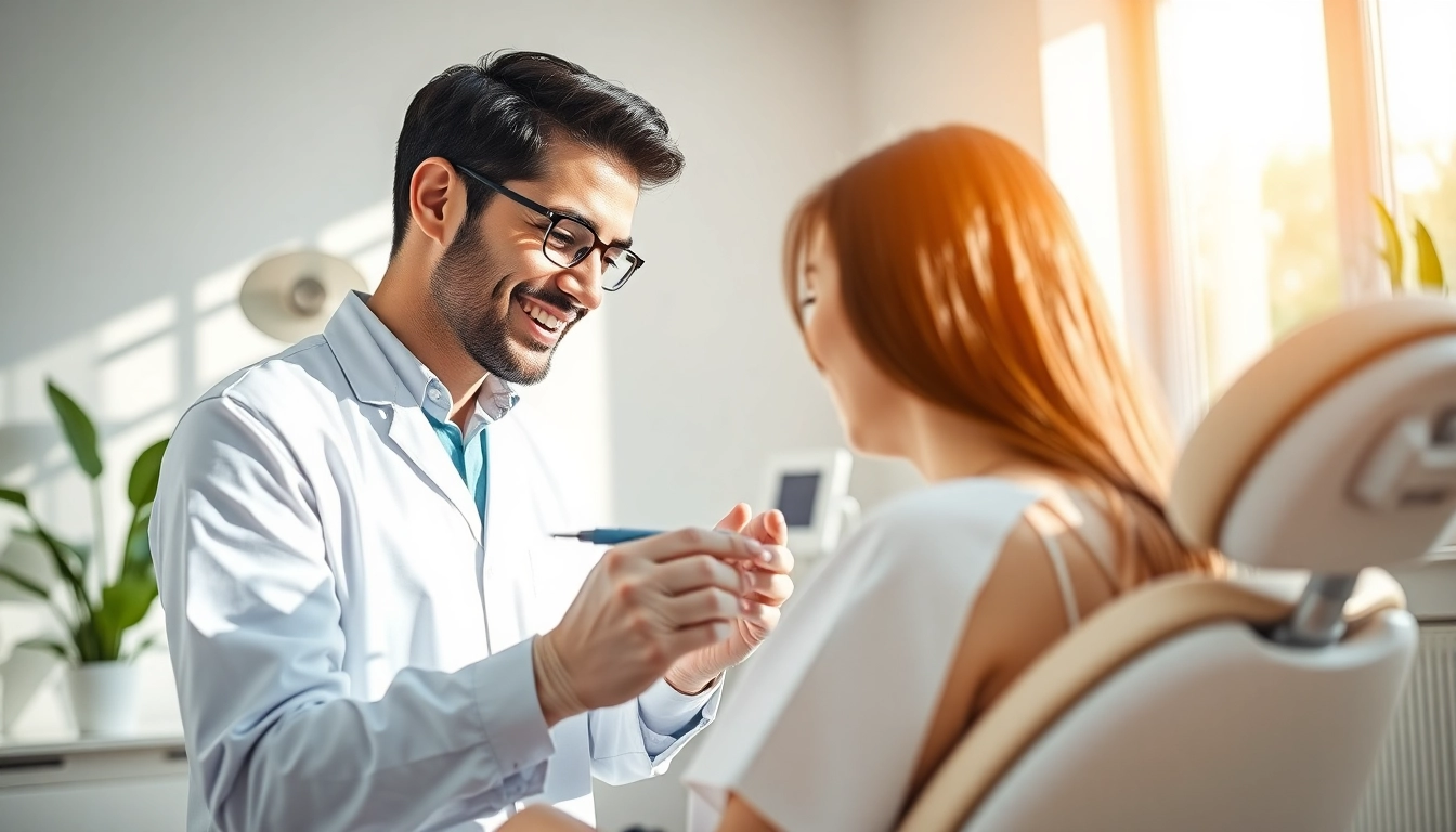 Engaging orthodontist near me offering personalized care in a modern clinic setting.