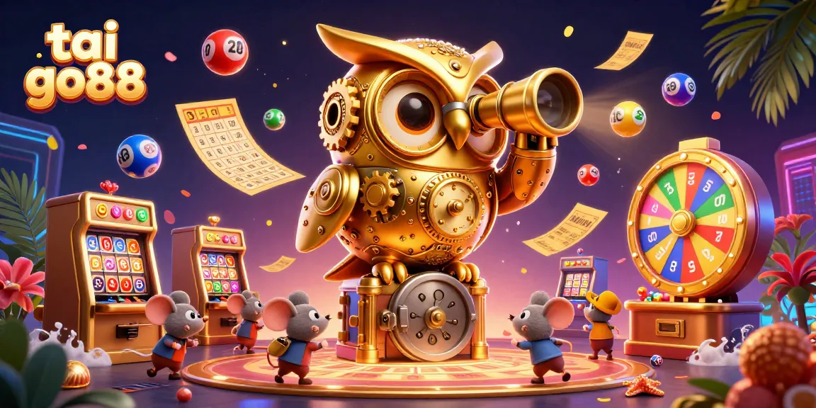 Experience the thrilling world of tai go88 with a bustling casino floor illustration.