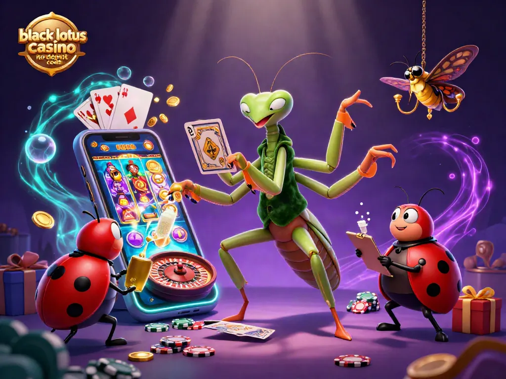 Engage in exciting gameplay with the black lotus casino no deposit code, featuring vibrant characters and games.
